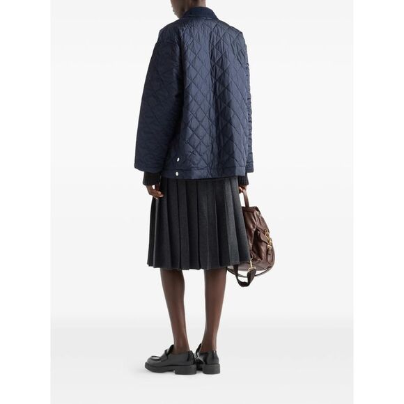 Prada Blue Jackets - Puffer Jackets Women - Picture 4 of 5